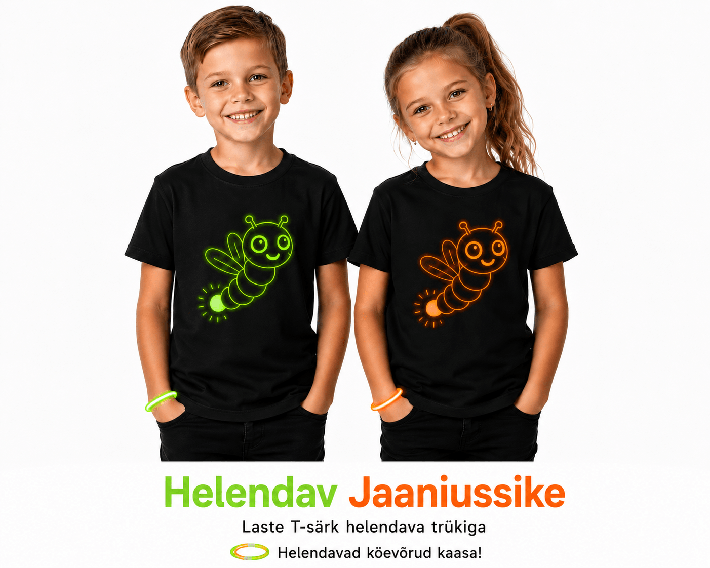 Helendav Jaaniussike – laste T-särk