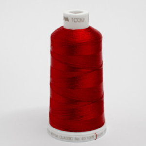 Madeira tikkimisniit- Classic 40-1000m - Tumepunane (col.1039)