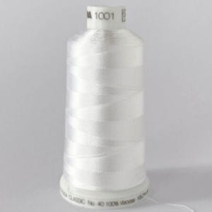 Madeira tikkimisniit- Classic 40-1000m - Valge(col.1001)