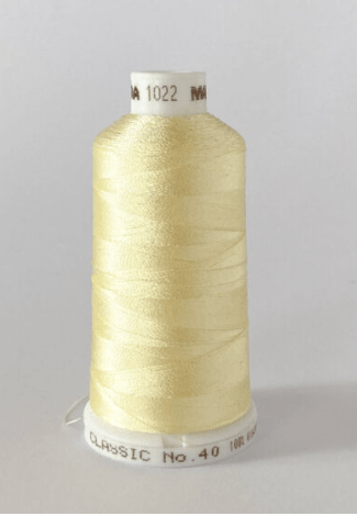 Madeira tikkimisniit- Classic 40-1000m - helekollane(col.1022)