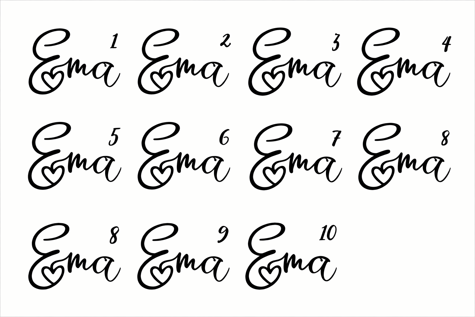 Ema T-särk kristallidega ja laste arvu numbriga – personaalne kingitus emale